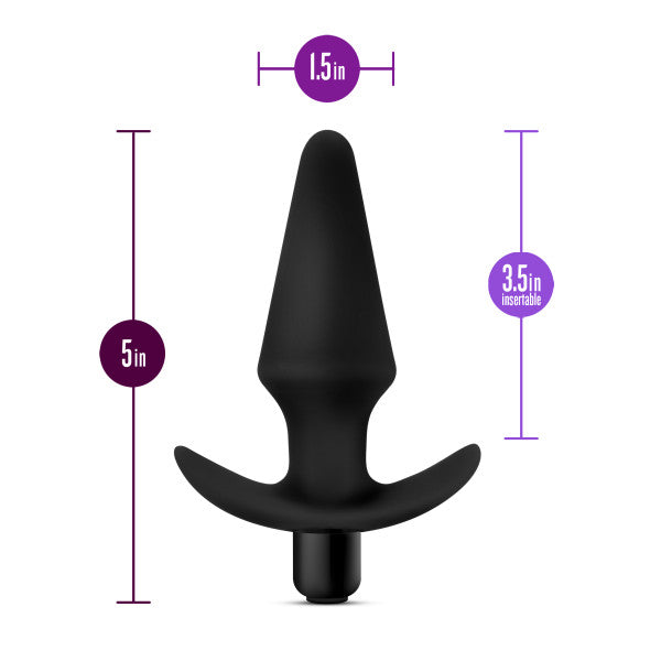 Anal Adv Platinum Silicone Vibe Plug