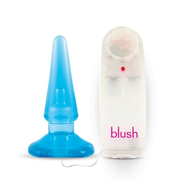Basic Anal Pleaser Blue Vibrating Plug