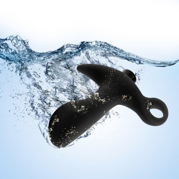 Blush Anal Adventures Platinum Silicone Vibrating Prostate Massager 01 - Black