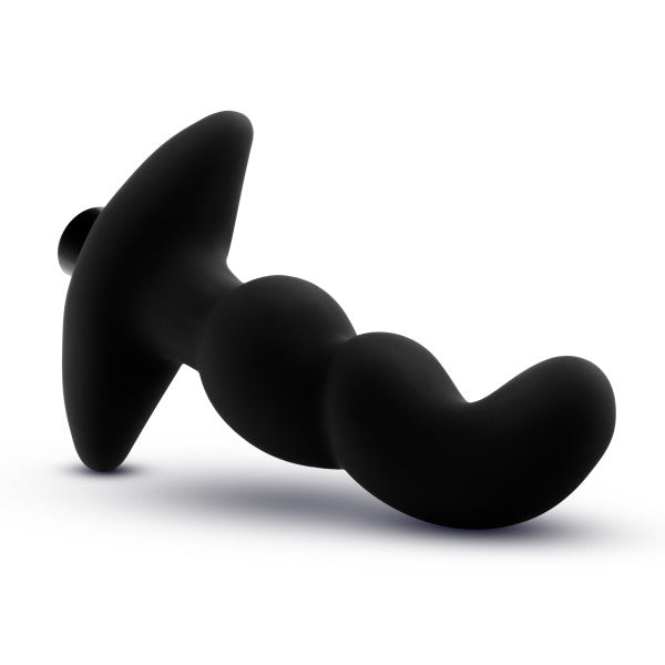 Blush Anal Adventures Platinum Silicone Vibrating Prostate Massager 03 - Black