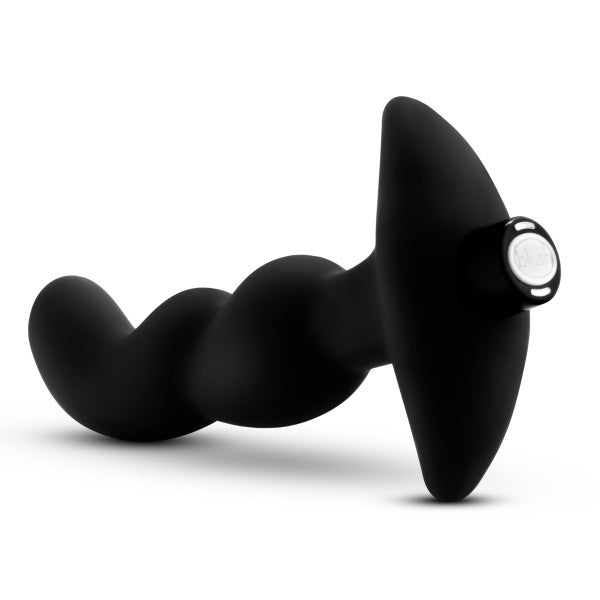 Blush Anal Adventures Platinum Silicone Vibrating Prostate Massager 03 - Black