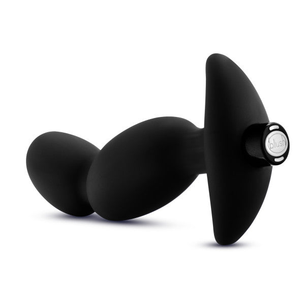 Blush Anal Adventures Platinum Silicone Vibrating Prostate Massager 04 - Black