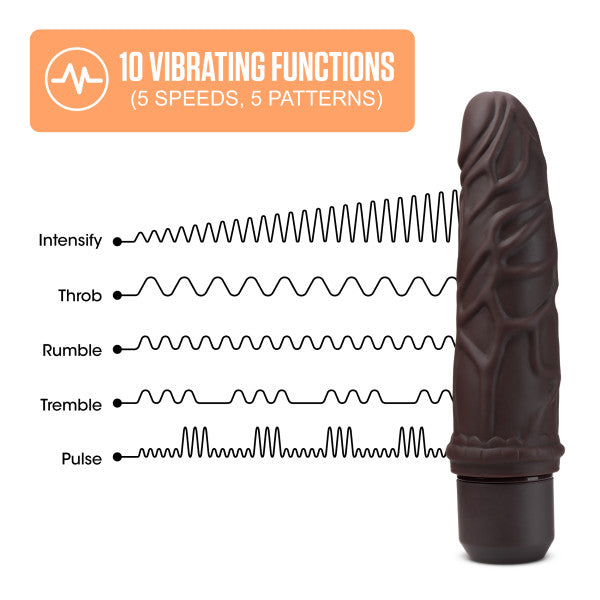 Dr Skin Silic Dr Robert Vibrate 7 Brown