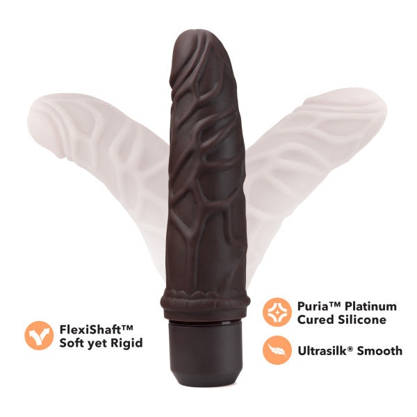 Dr Skin Silic Dr Robert Vibrate 7 Brown