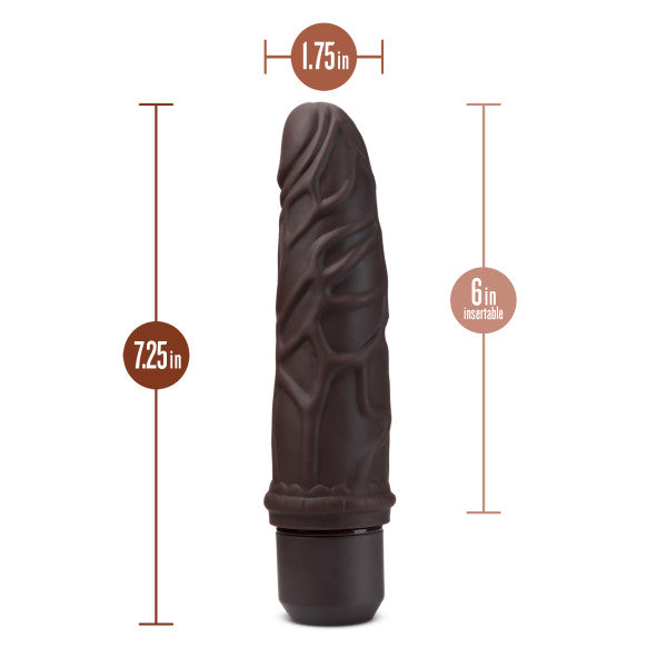 Dr Skin Silic Dr Robert Vibrate 7 Brown