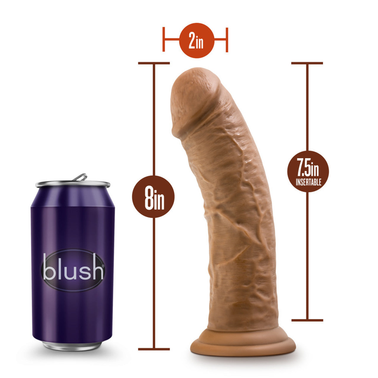 Dr. Skin - 8in Cock With Suction Cup