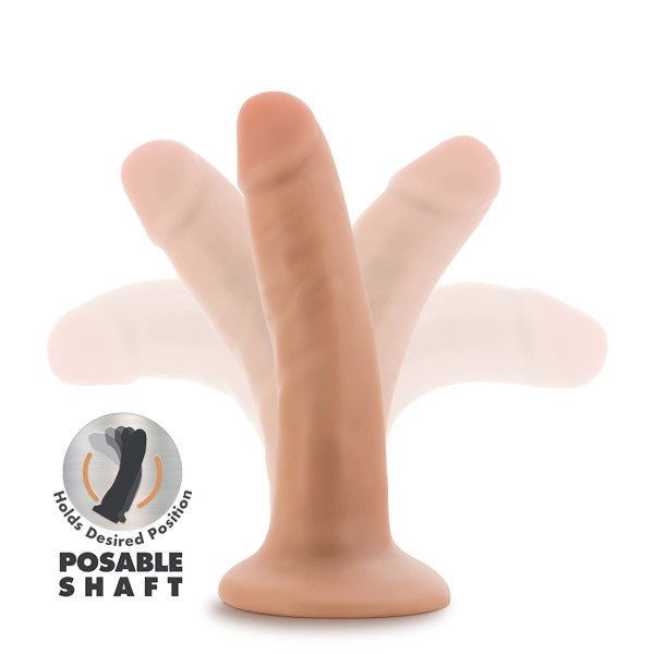 Dr. Skin Plus Posable Dildo 5 In. Vanilla