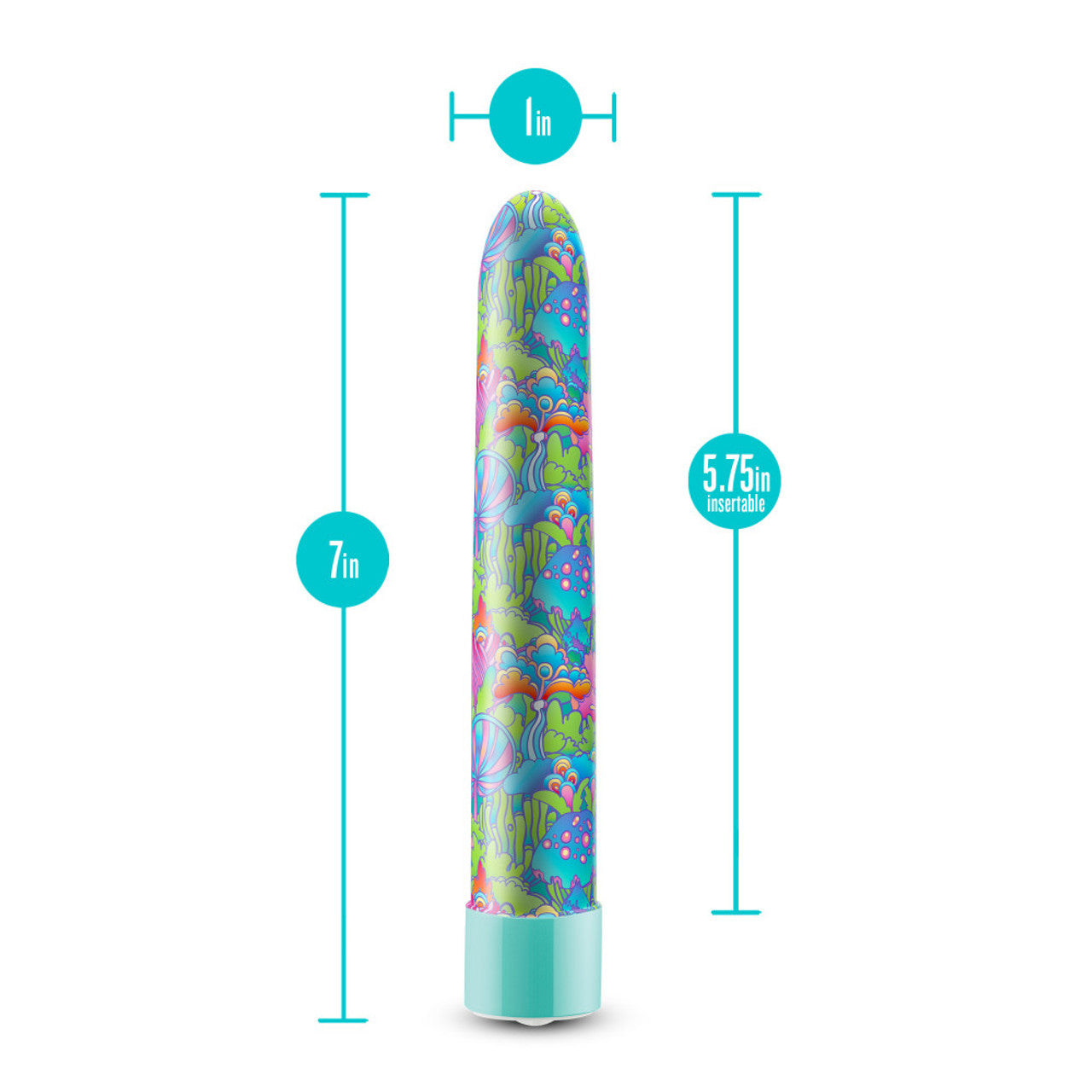 Limited Addiction Floradelic Rechargeable 7 In. Vibrator Purple