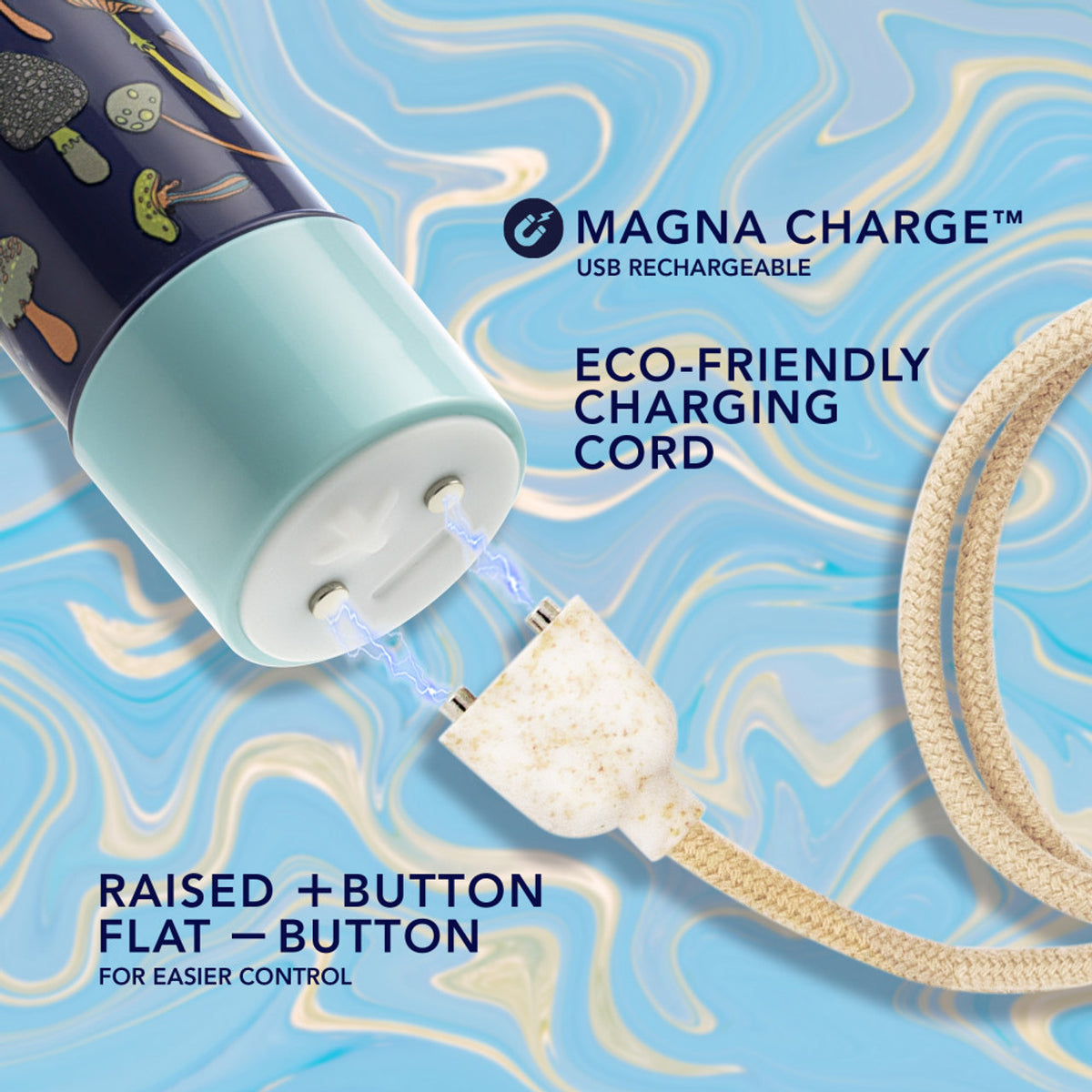 Limited Addiction Utopia Rechargeable 7 In. Vibrator Aqua