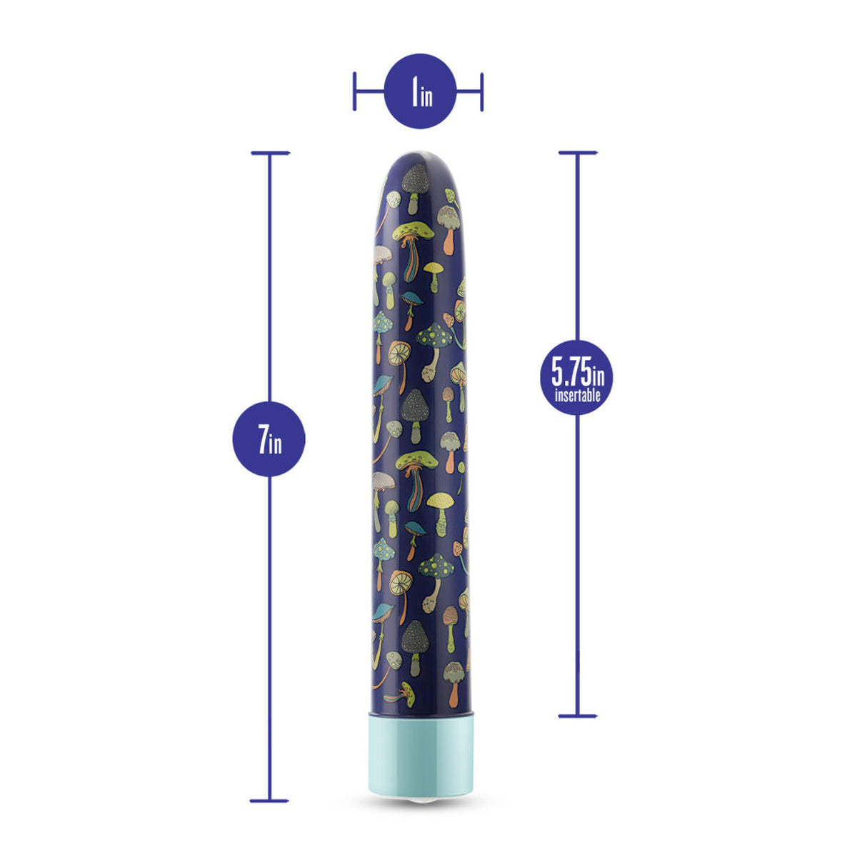 Limited Addiction Utopia Rechargeable 7 In. Vibrator Aqua