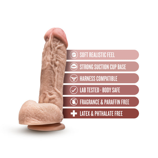 Dr Skin Mr D 8.5 Dildo Balls Beige