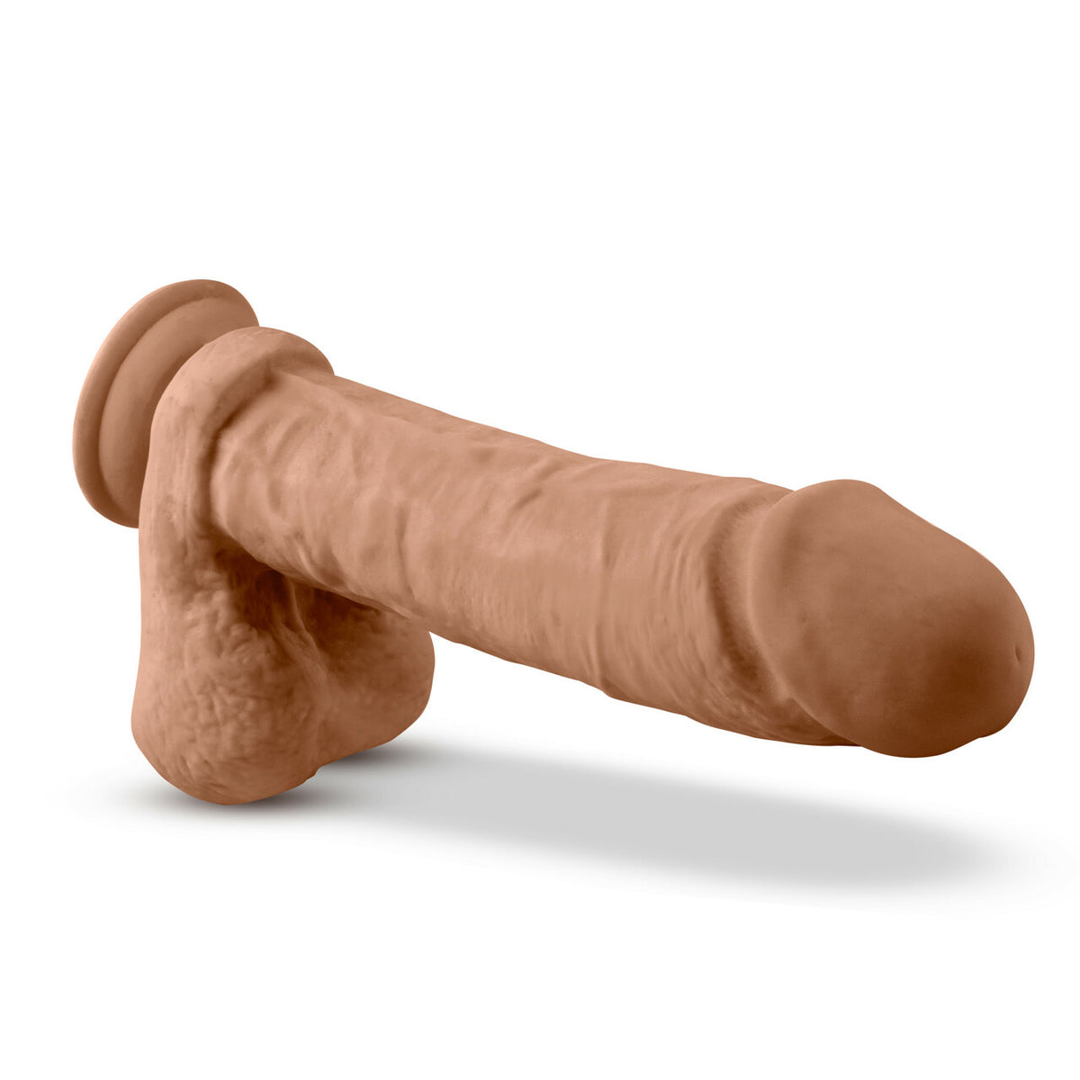 Dr. Skin Dr. Julian Dildo With Suction Cup Silicone 9 In. Mocha