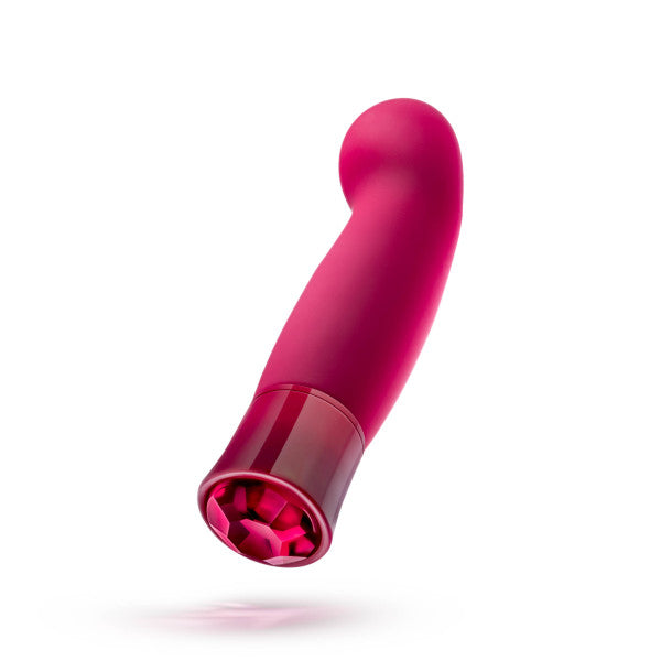 Blush Oh My Gem Classy Rechargeable Warming Silicone G-spot Vibrator Garnet