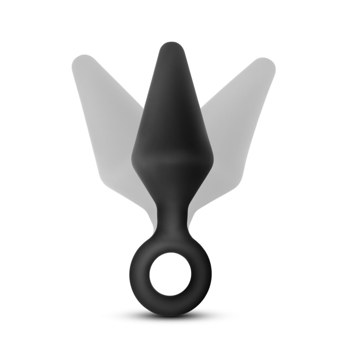 Blush Anal Adventures Platinum Silicone Loop Plug Kit - Black