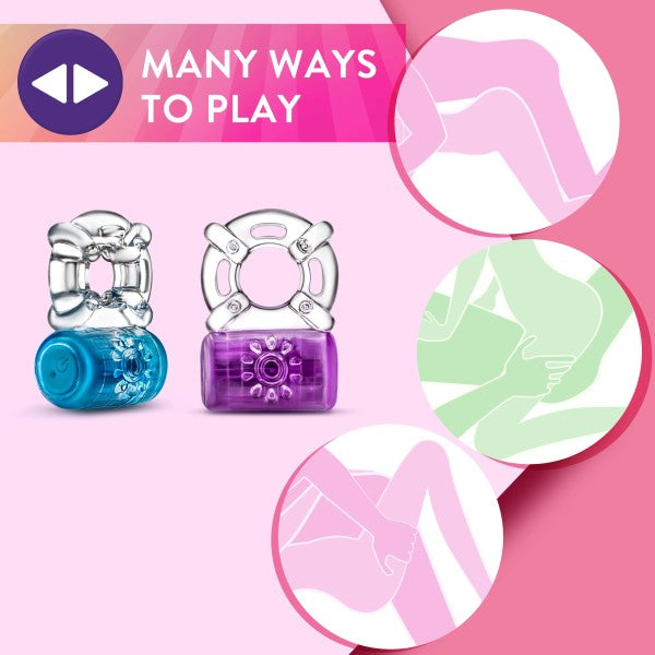 Play With Me - Pleaser Rechargeable C-ring - Purple