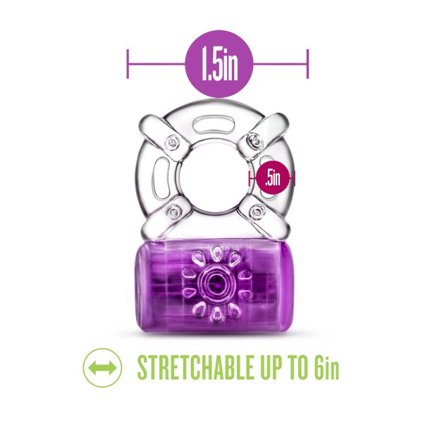 Play With Me - Pleaser Rechargeable C-ring - Purple