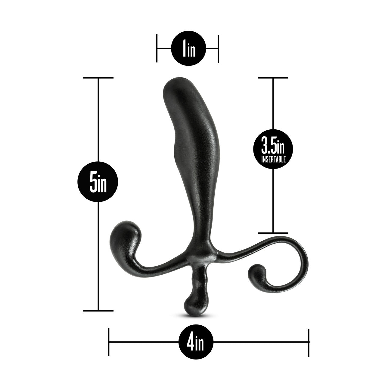 Blush Anal Adventures Prostate Stimulator - Black