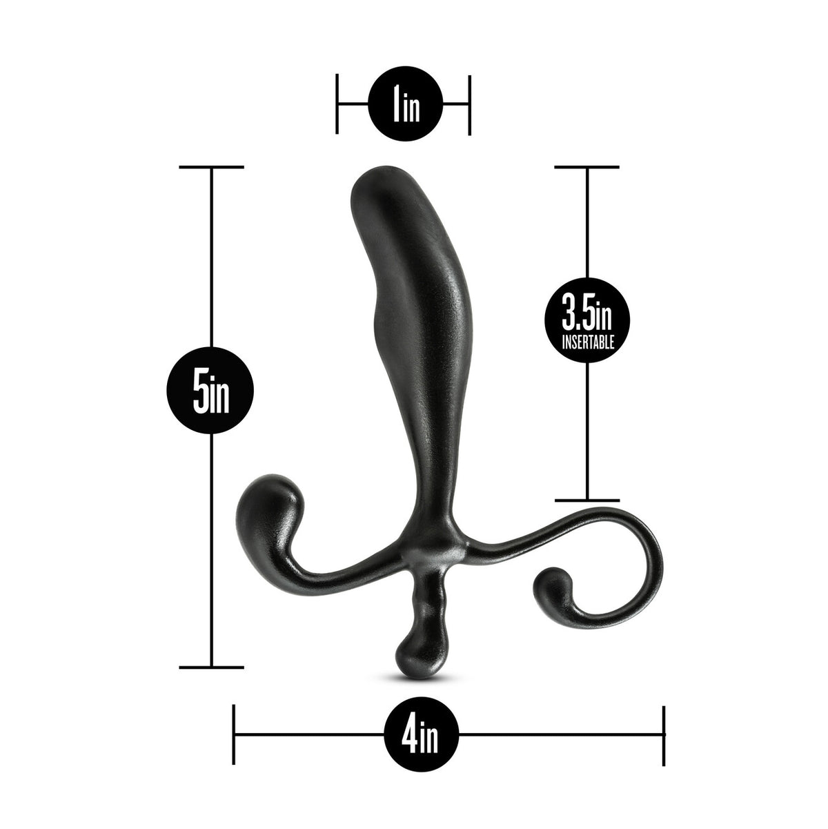 Blush Anal Adventures Prostate Stimulator - Black