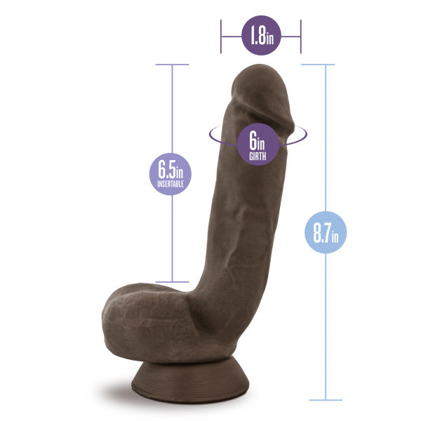 Jerome Dual Density Realistic Brown Dildo