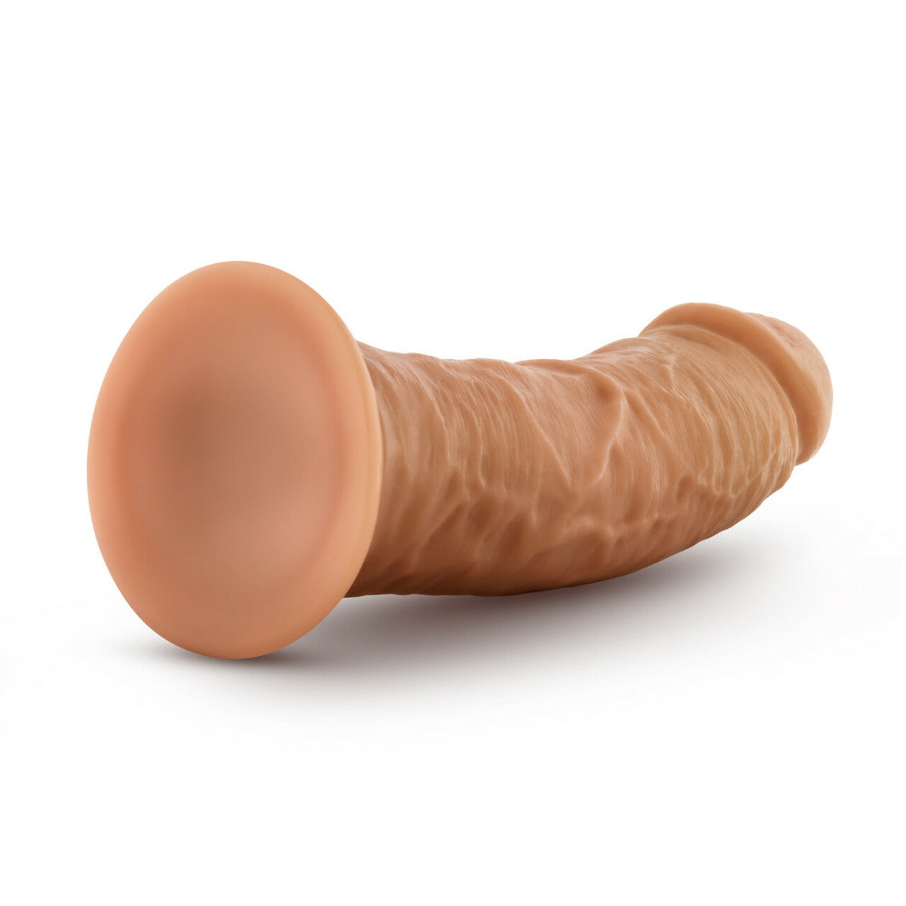 Dr. Skin Glide Self-lubricating Dildo 8 In. Mocha