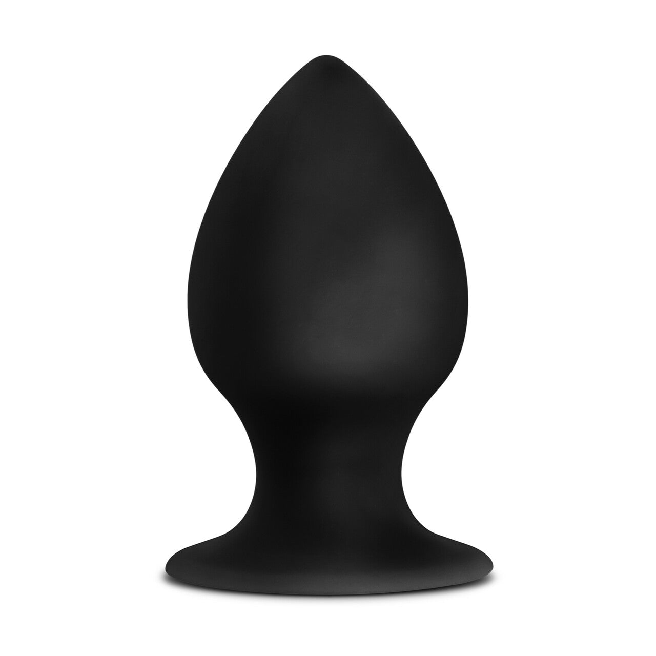 Blush Anal Adventures Platinum Silicone Anal Stout Plug - Large Black