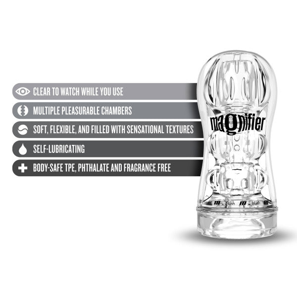 M For Men - Soft And Wet - Magnifier Stroker - Clear