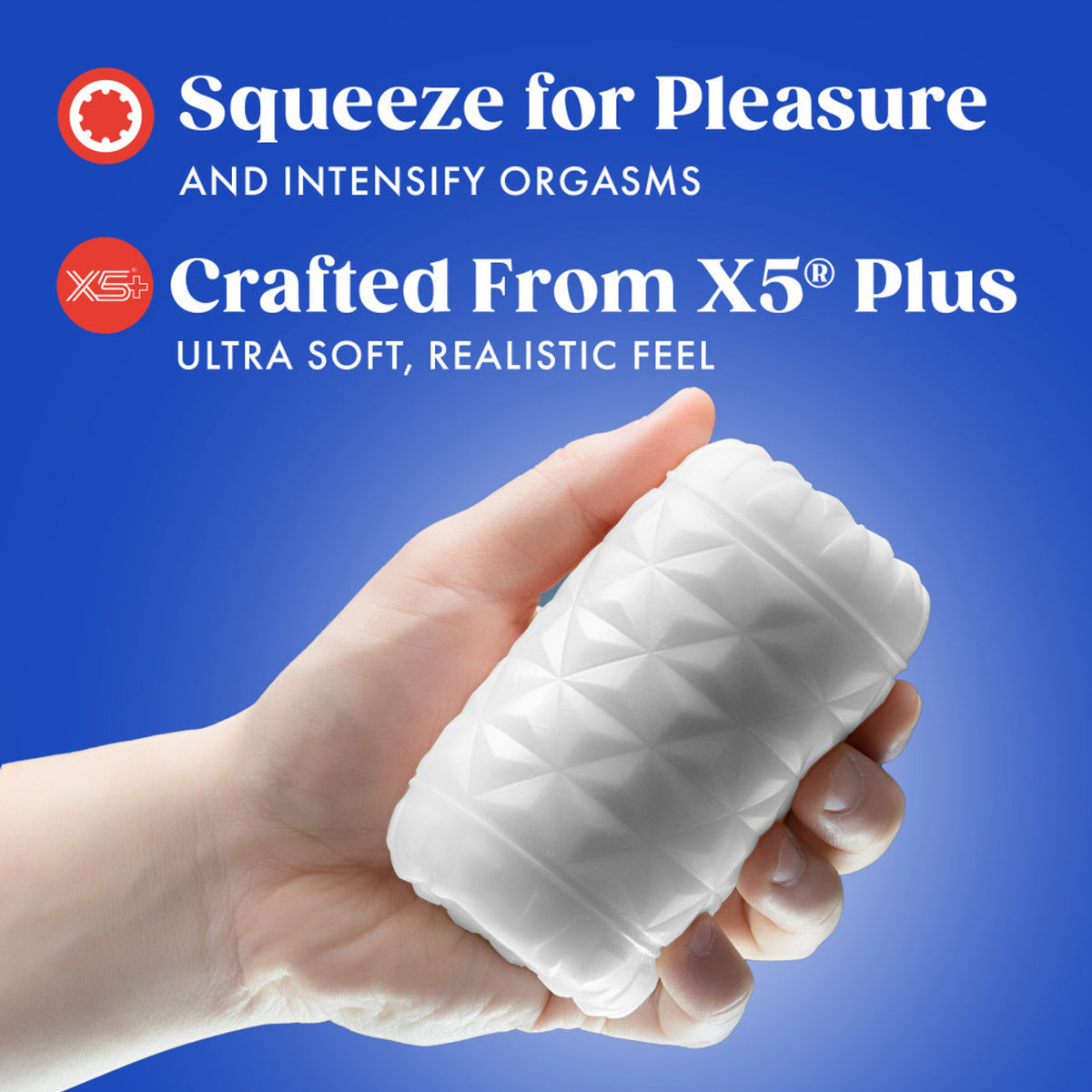 Rize Reakt Self-lubricating Stroker White