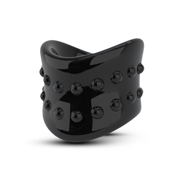 Stay Hard Beef Ball Stretcher Snug X Long 1" Black
