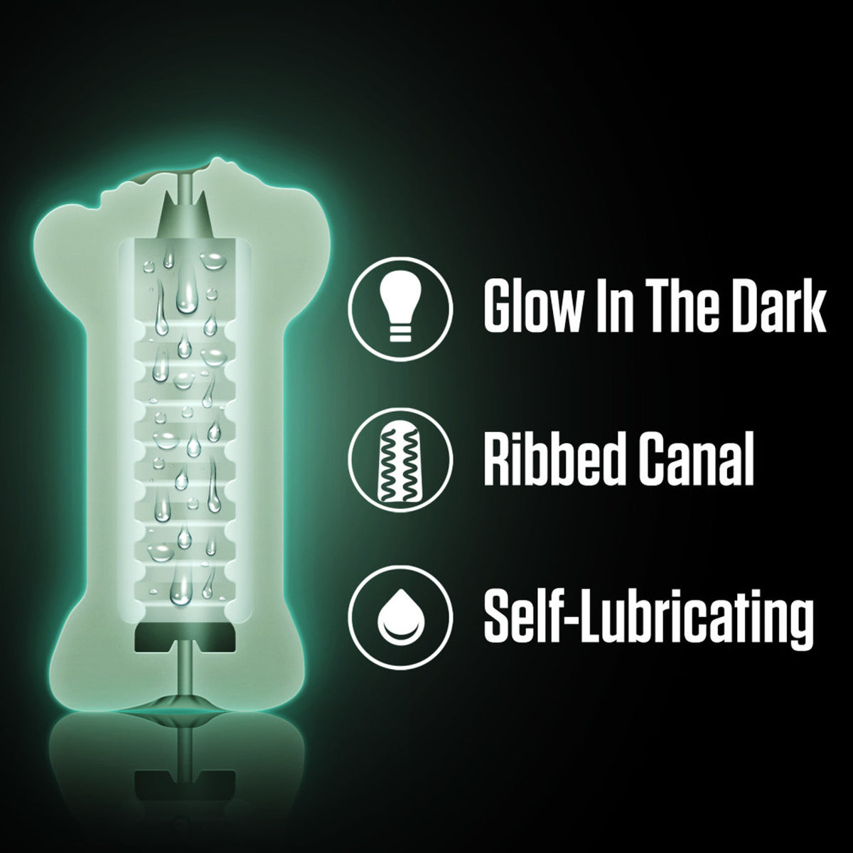 Enlust Tasha Soft And Wet Glow-in-the Dark Stroker Beige