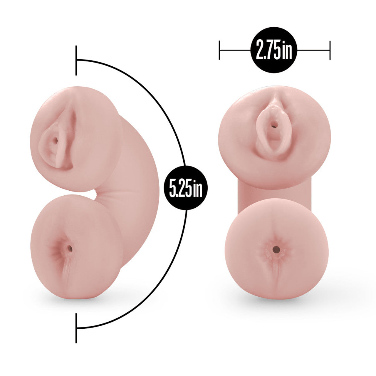 Enlust Tasha Soft And Wet Glow-in-the Dark Stroker Beige
