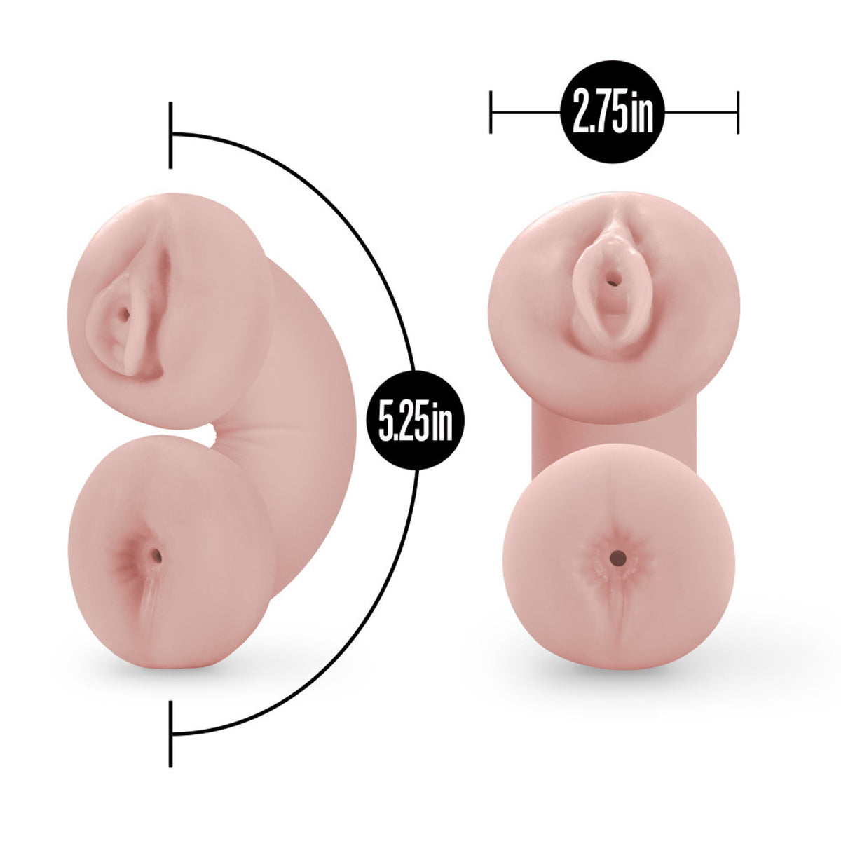 Enlust Tasha Soft And Wet Glow-in-the Dark Stroker Beige