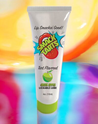 Smack Tarts Lickable Sour Green Apple Lube 4 oz.