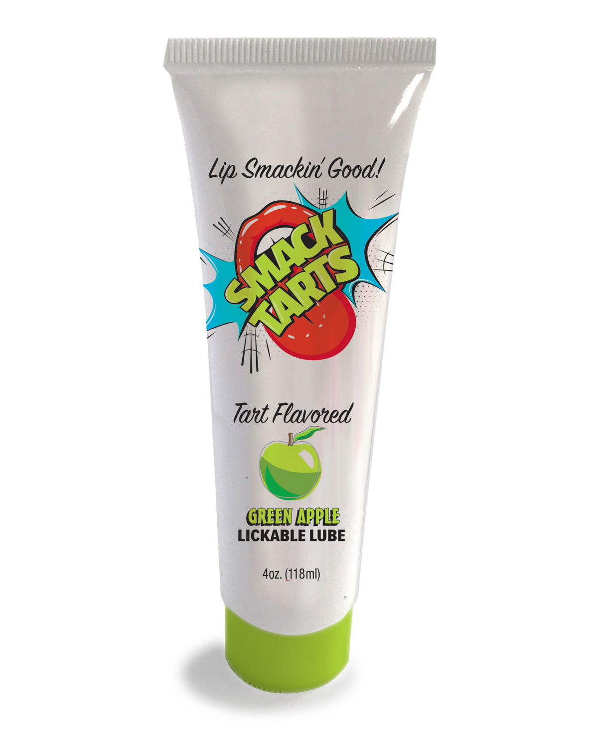 Smack Tarts Lickable Sour Green Apple Lube 4 oz.