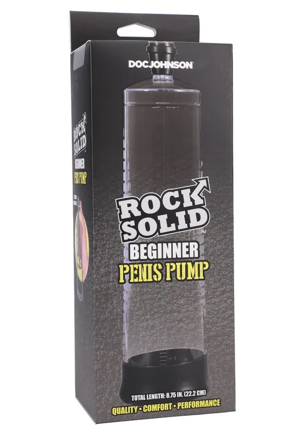 Rock Solid Beginner Penis Pump Black/clear