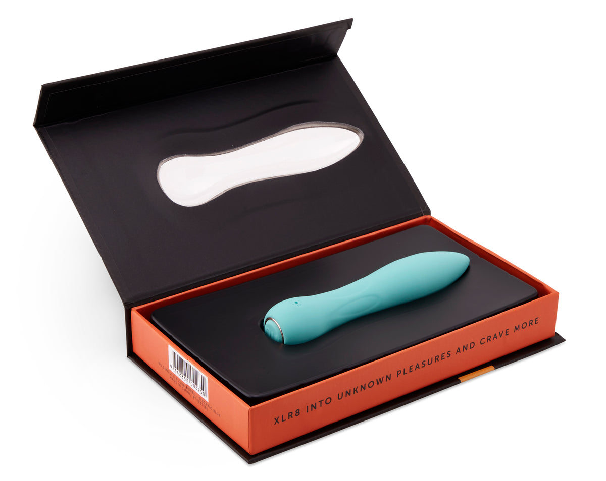 Nu Sensuelle Bobbii Flexible Vibe XLR8 Turbo Boost - Electric Blue