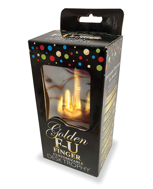 Golden F U Finger Trophy