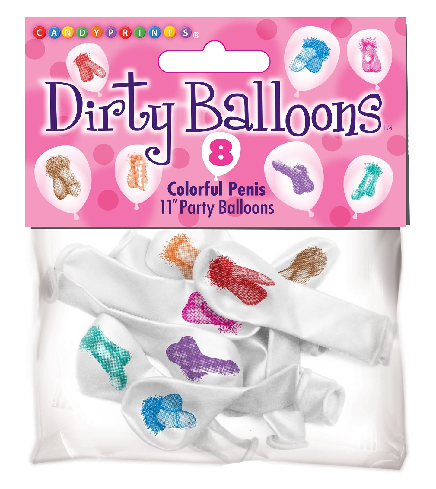 Mini Penis Latex Balloons 8 Package 9 inches Balloon