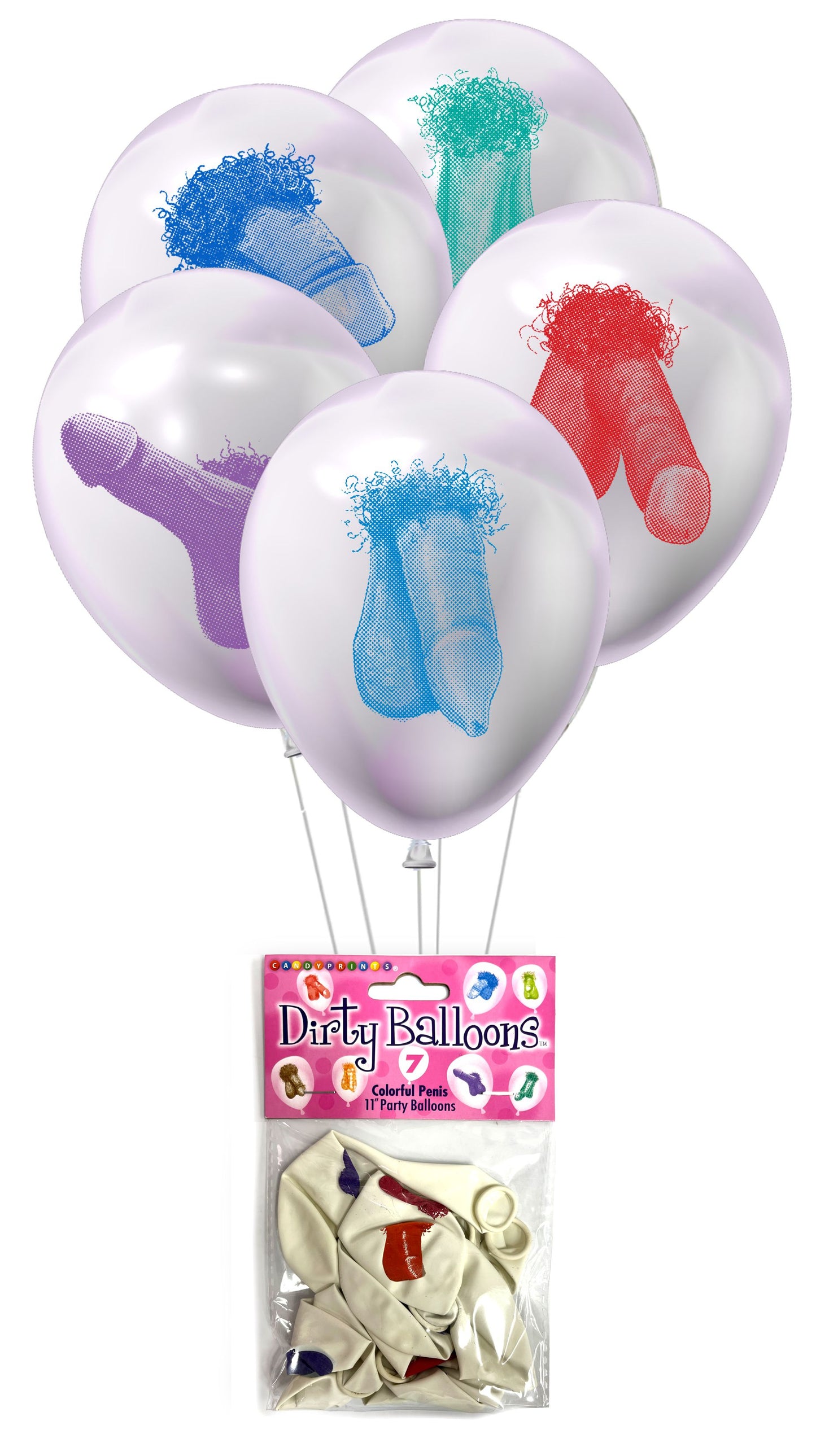 Mini Penis Latex Balloons 8 Package 9 inches Balloon