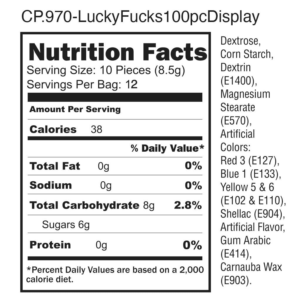 Lucky Fucks 3Oz Bag
