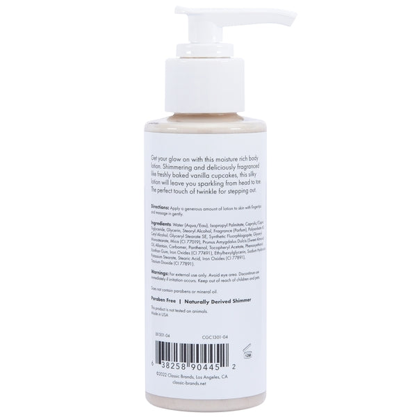 Cgc Vanilla Cupcake Shimmer Lotion Gold
