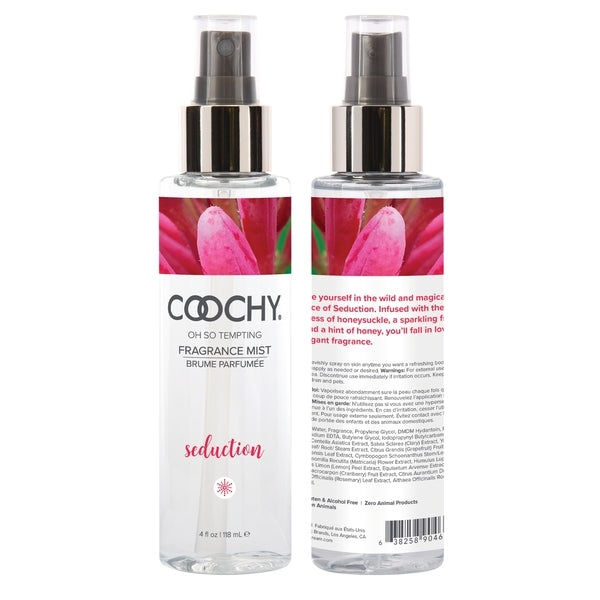 Coochy Oh So Tempting Fragrance Body Mist Seduction 4 Oz.