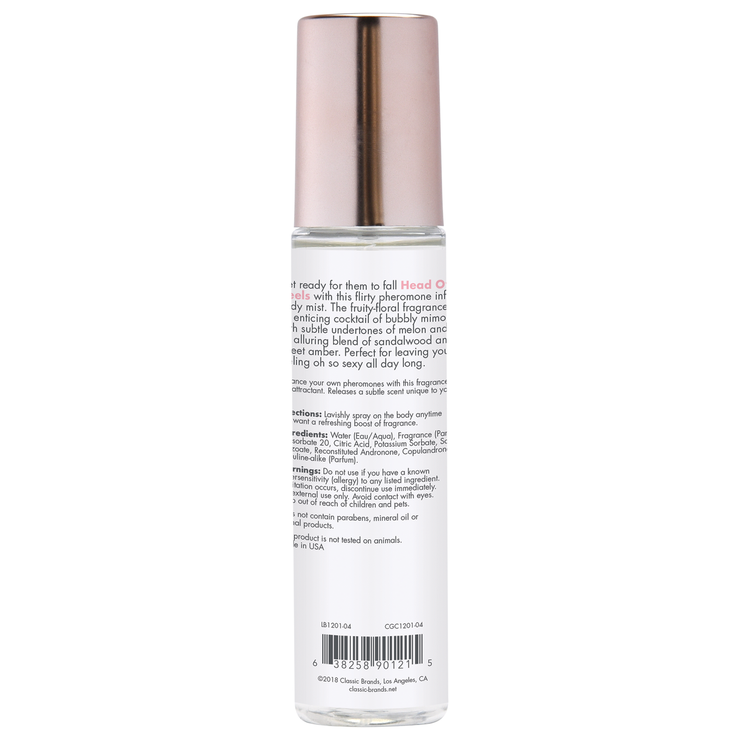 Cgc Body Mist W/pheromones Head Over Heels 3.5oz