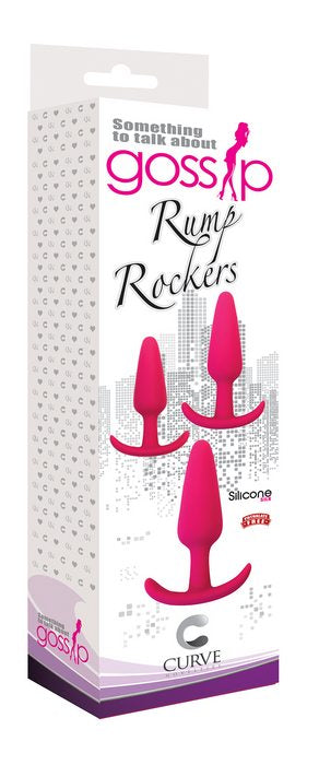 Gossip Rump Rockers 3 Piece Anal Training Set Pink