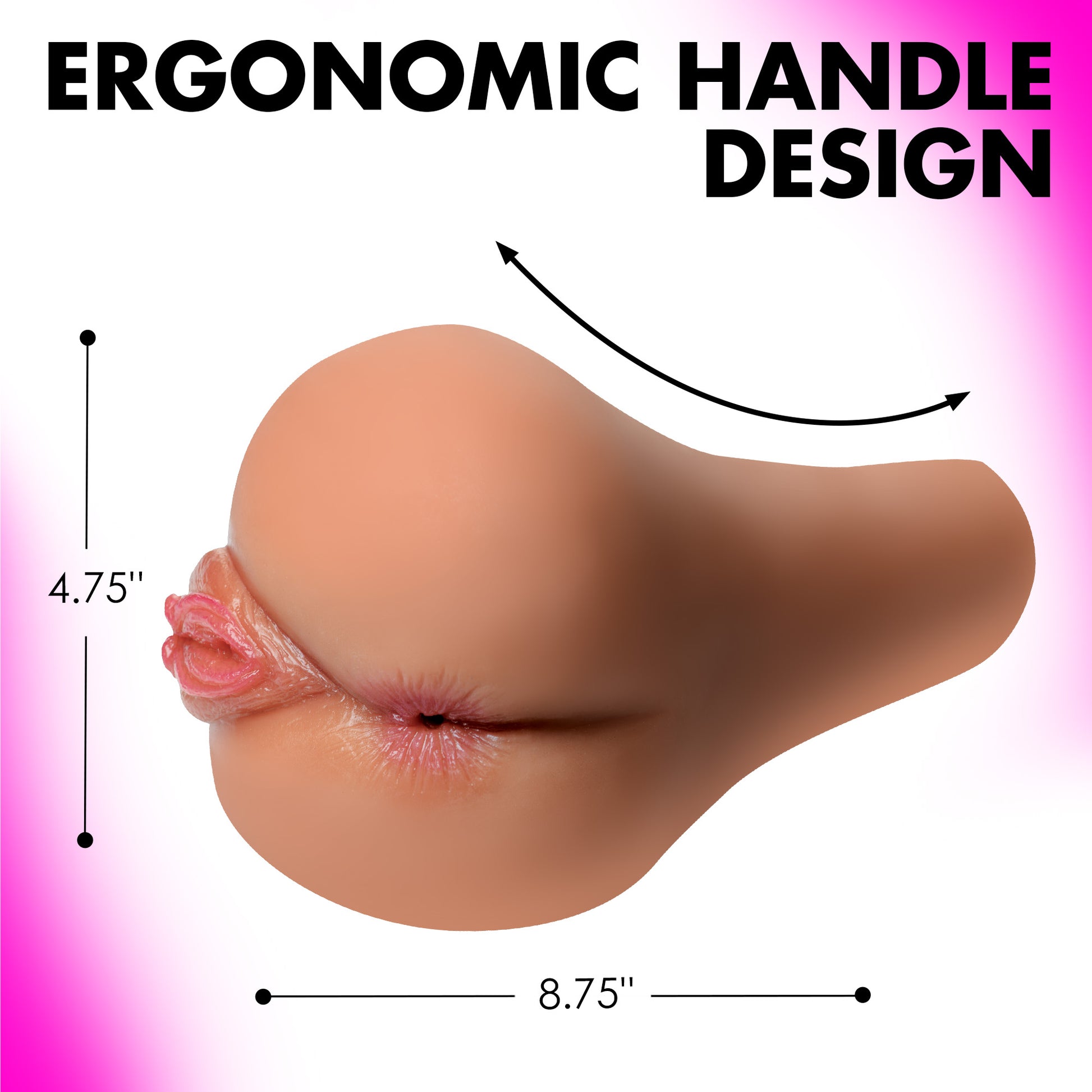 Juicy Wet Look Masturbator Sidesaddle Mia - Medium