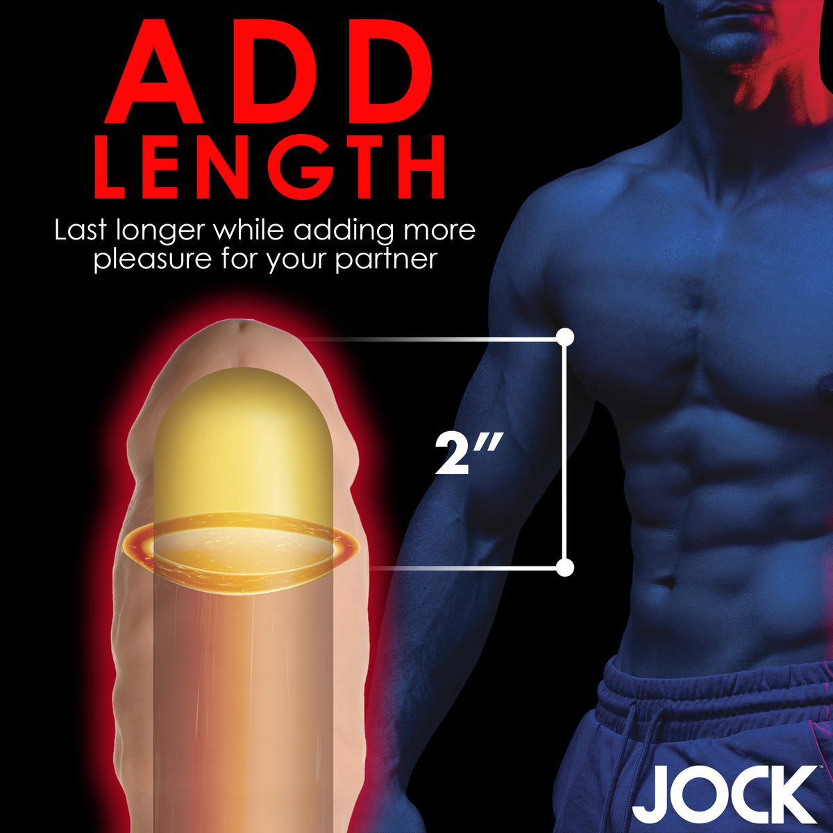 Extra Thick 2 Inch Penis Extension - Light