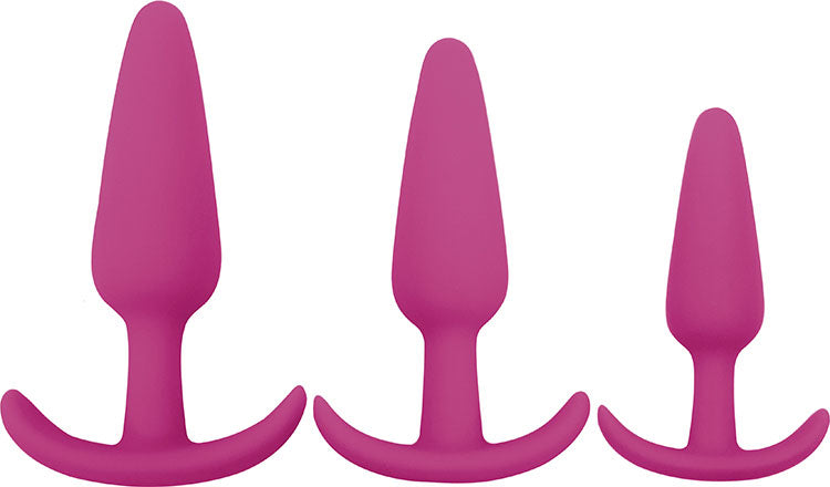 Gossip Rump Rockers 3 Piece Anal Training Set Pink