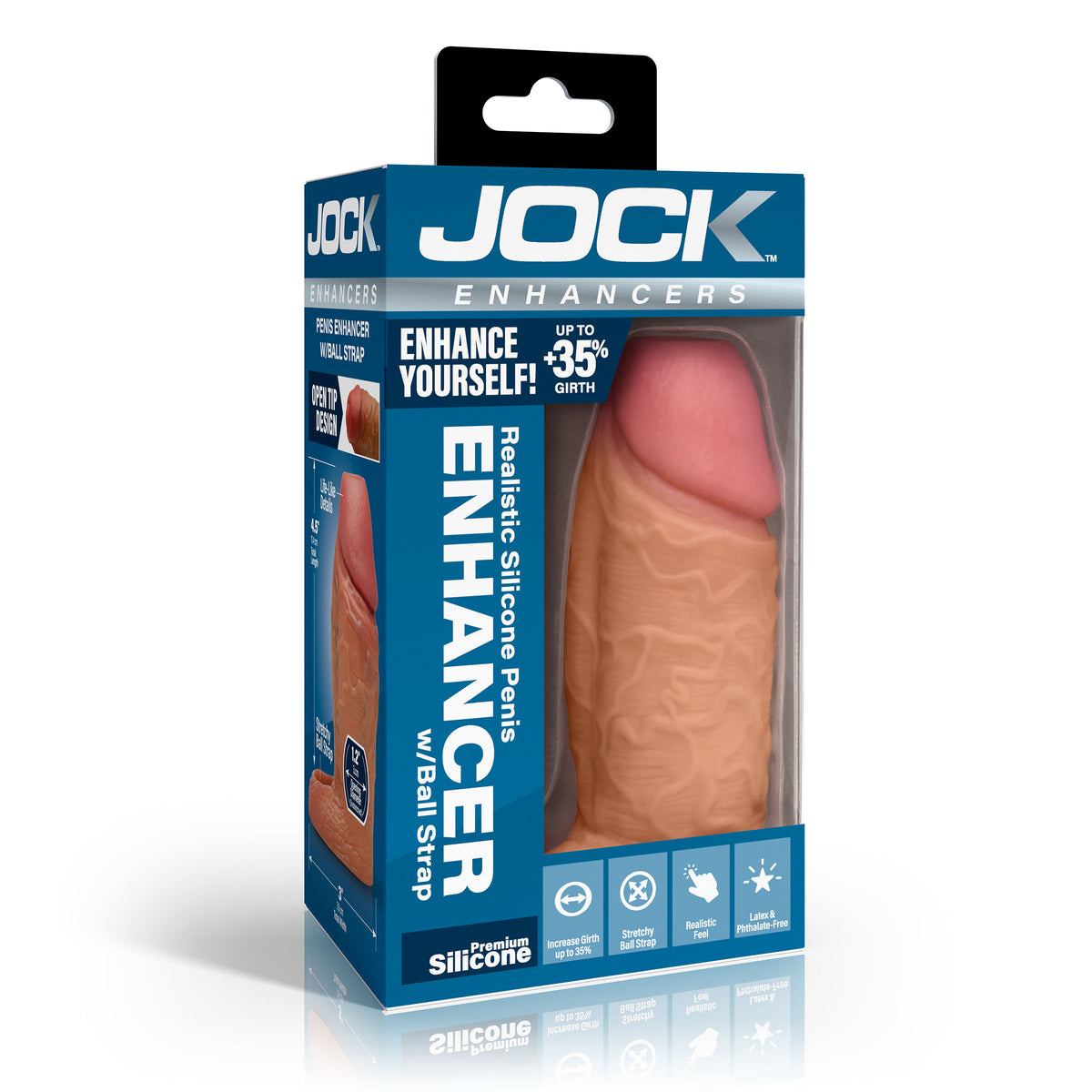 Enhancers Silicone Penis Extension Sleeve - Medium