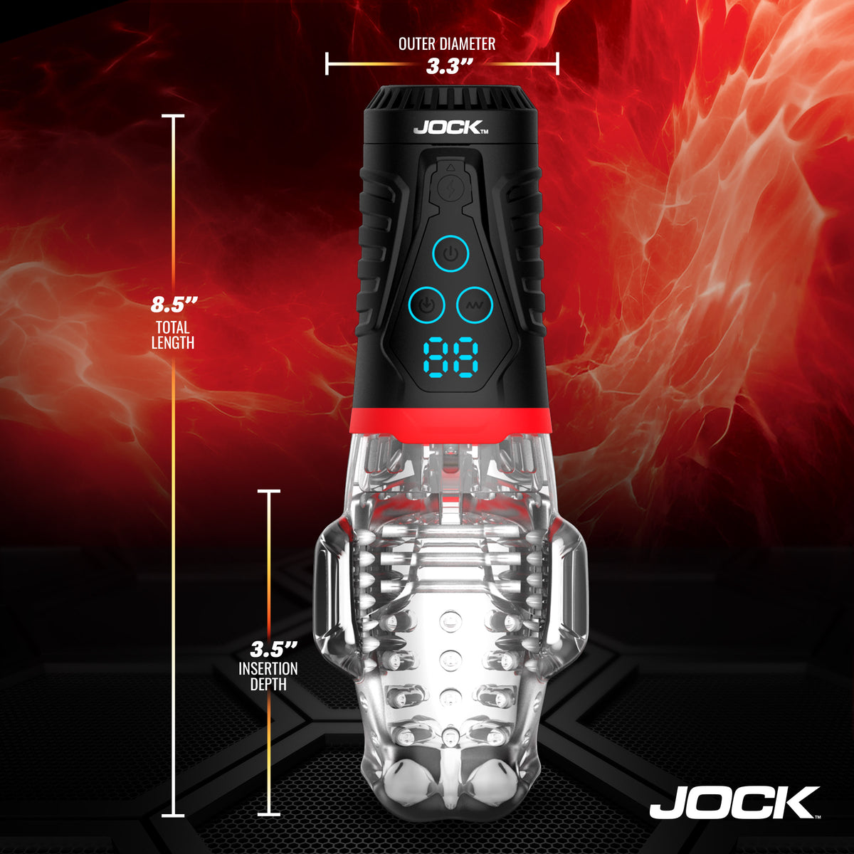 Power Suck Sucking and Vibrating Masturbator
