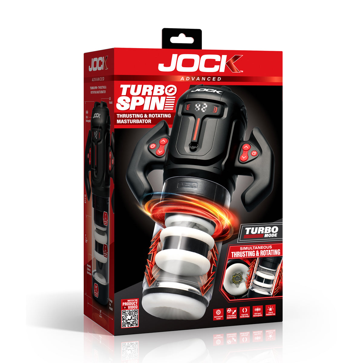 Turbo Spin Thrusting and Rotating Masturbator