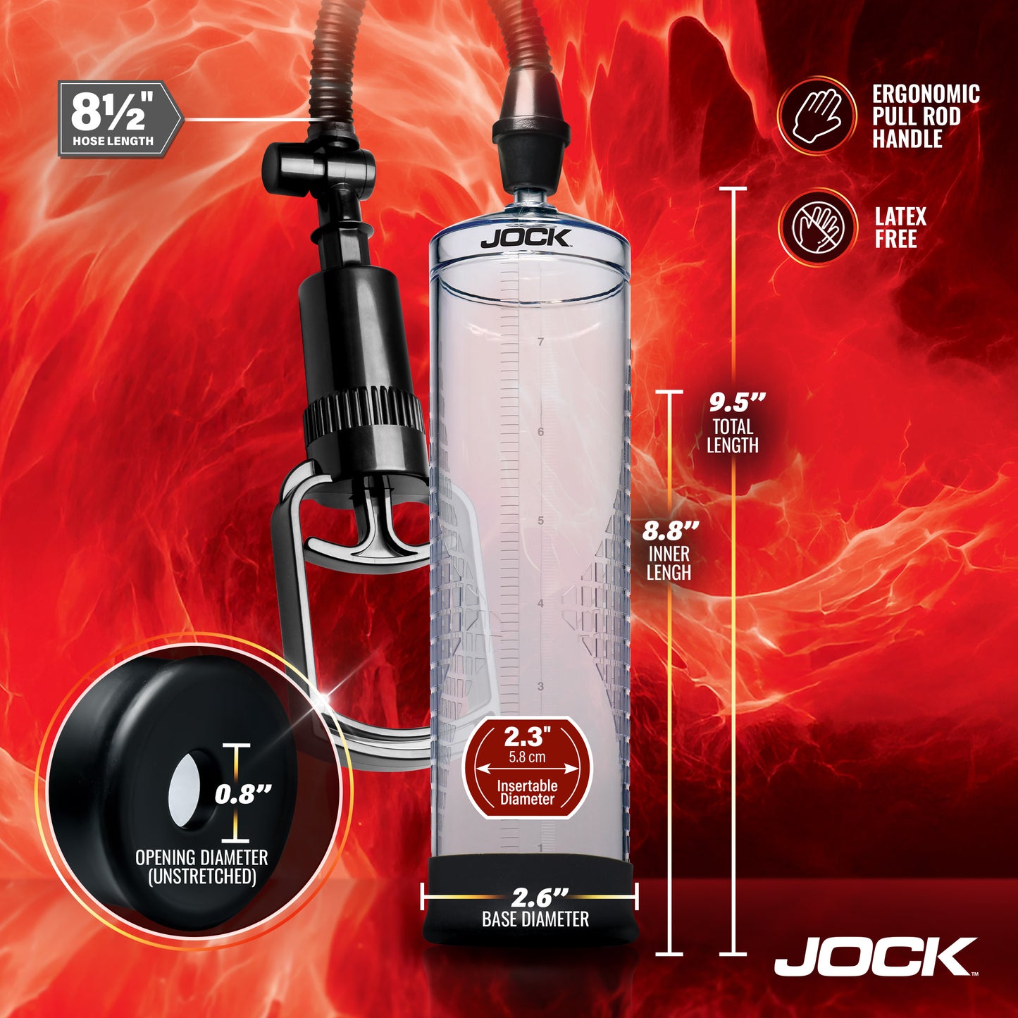 Amp Up Penis Pump with Pull Handle